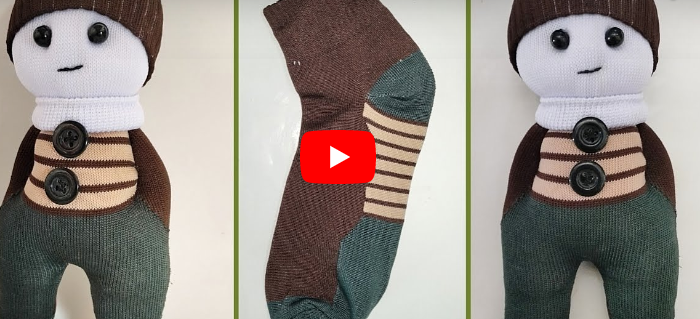 Tutorial Membuat Boneka dari Kaus Kaki, How To Make a Doll from Socks